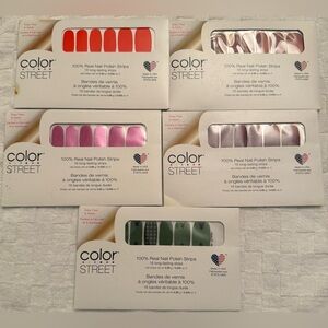 Color Street 100% Real Nail Polish Strips Set, BRAND NEW